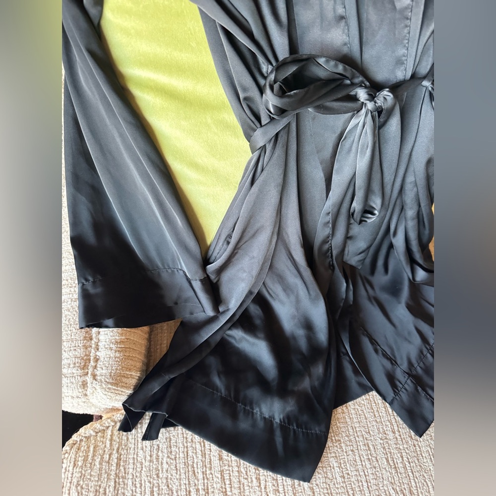 Stars Above Silky Short Robe - Picture 3 of 3